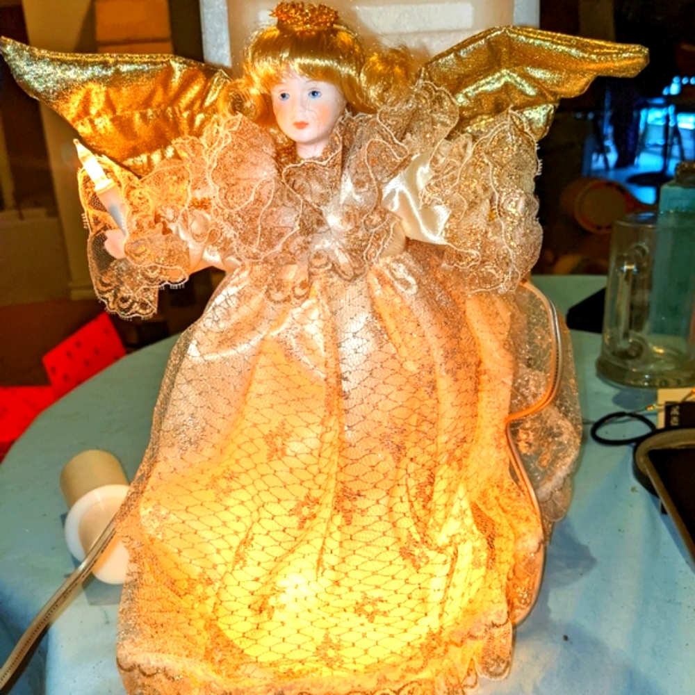 Exquisite Moving Angel Tree Topper/Decoration